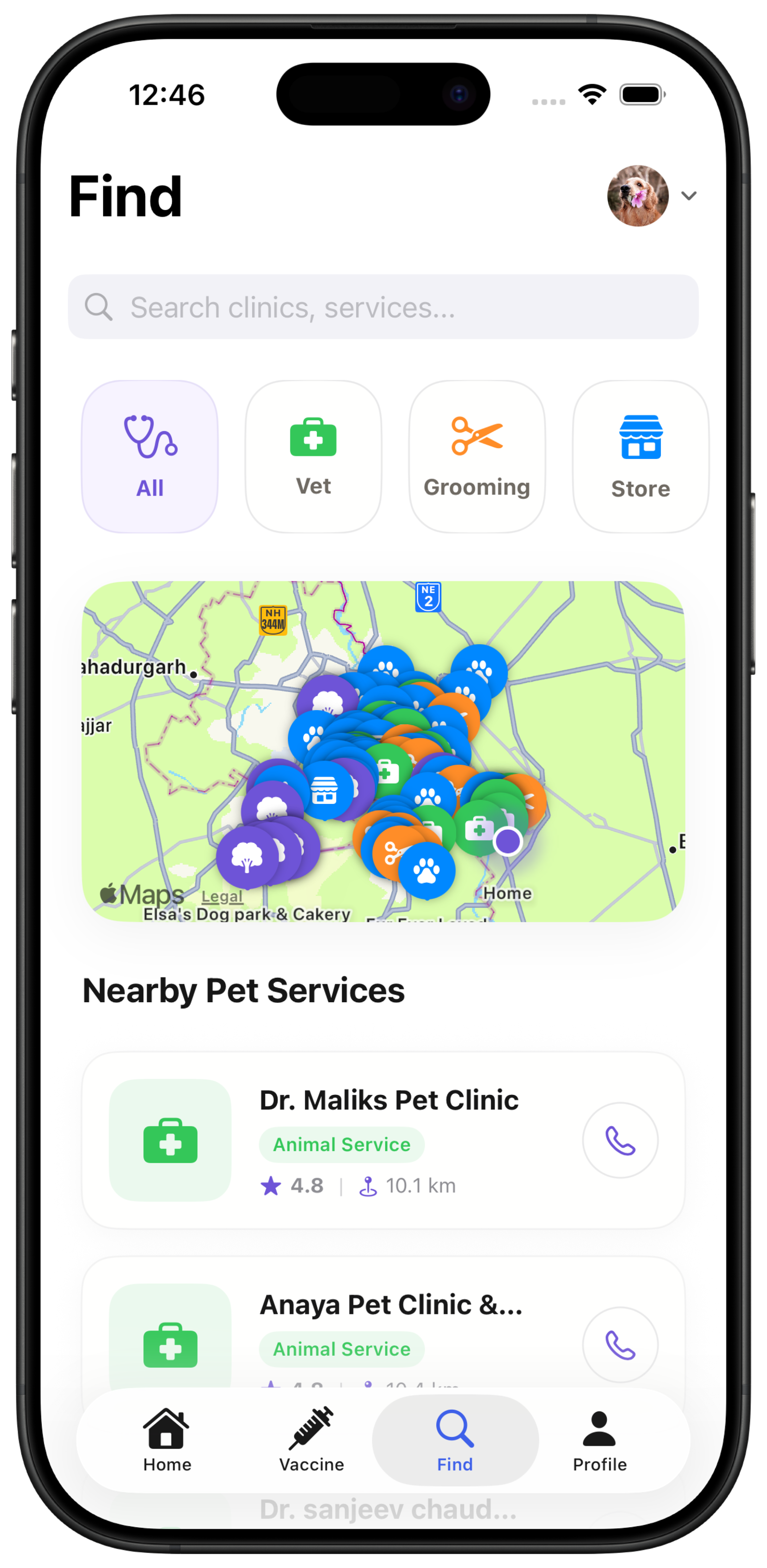 Find Nearby Services